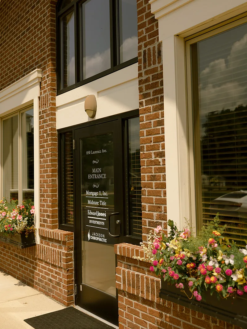 Chiropractic treatment room